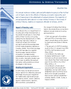 Cover of bulletin with picture of front door