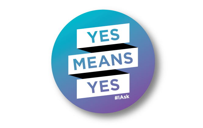 Yes Means Yes Sticker
