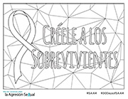 Spanish SAAM Coloring Page Version #2