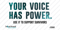 Your Voice has Power Share Graphic
