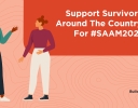 Support survivors around the country for #SAAM2024