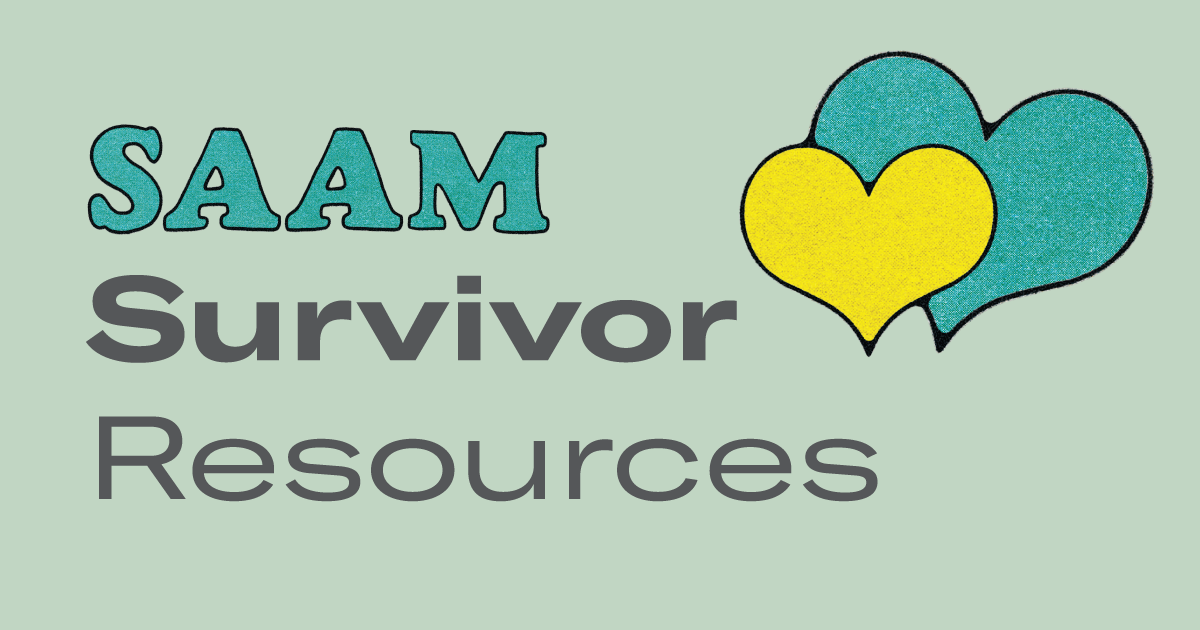 Saam 2021 Survivor Resources National Sexual Violence Resource Center 