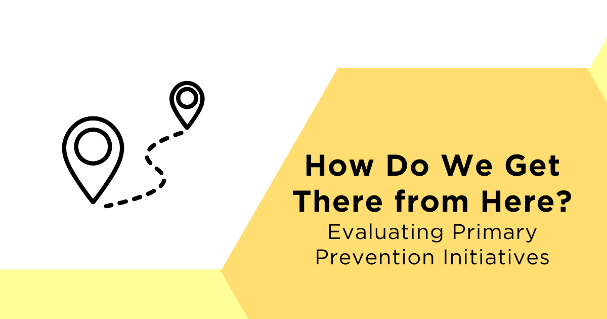 How Do We Get There from Here: Evaluating Primary Prevention Initiatives