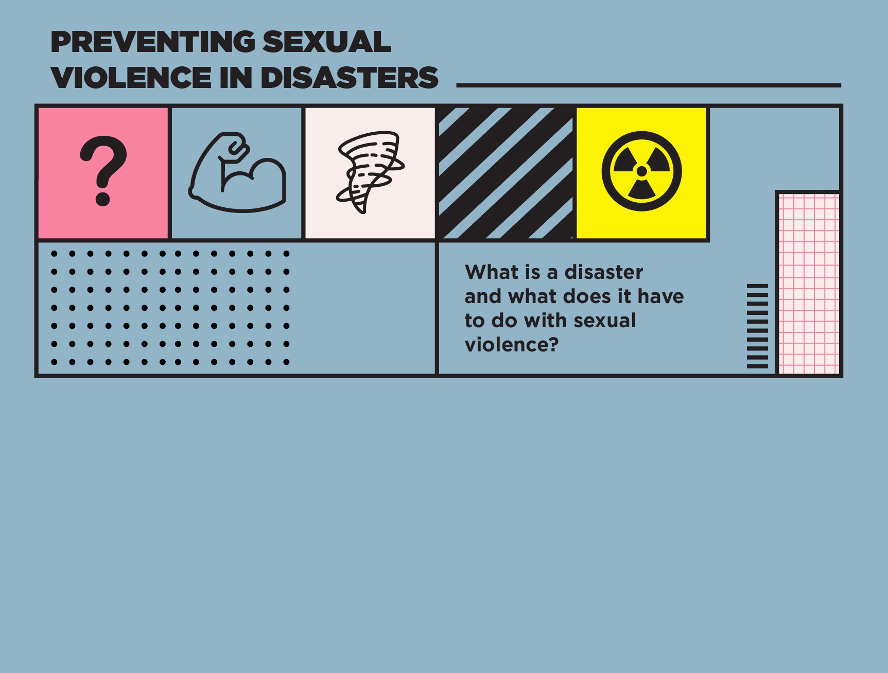 Preventing Sexual Violence in Disasters and Public Health Emergencies