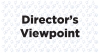 "Director's Viewpoint" White background with blue circular sex symbols