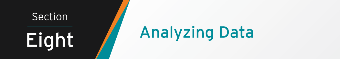 Section Eight Baner: Analyzing Data
