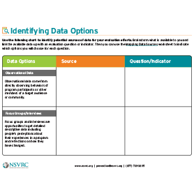 Identifying Data Options