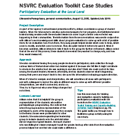 Participatory Evaluation at the Local Level