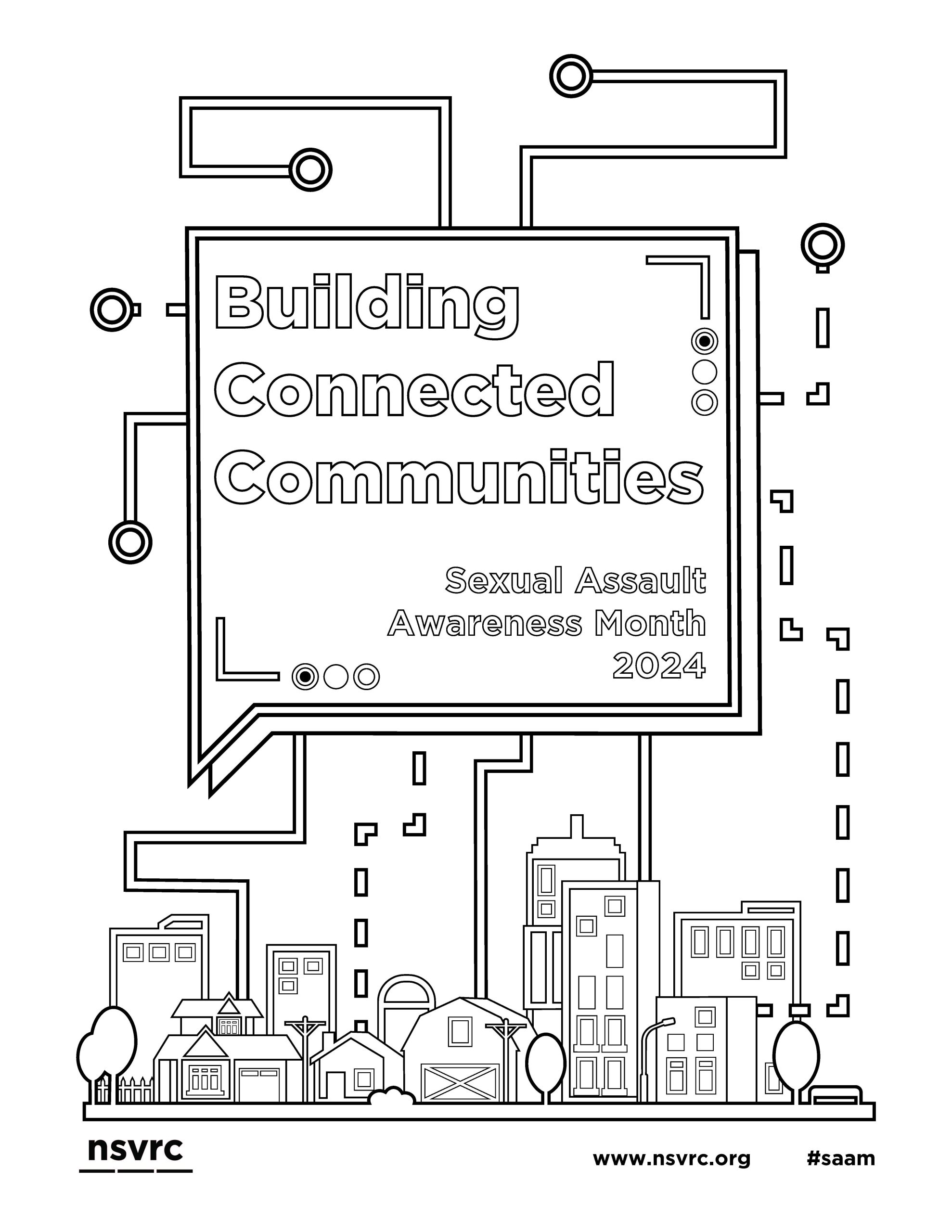 Building Connected Communities Coloring Page