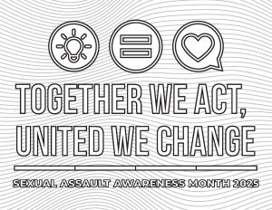 Together We Act, United We Change Coloring Page