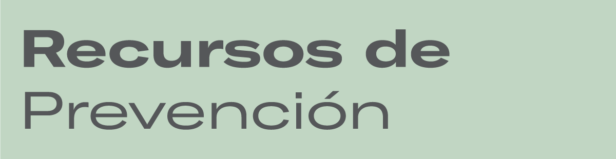 Recursos de Prevención